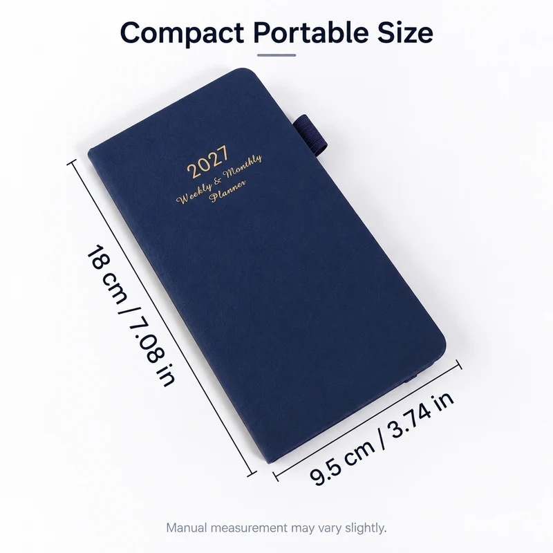 2027 Weekly & Monthly Pocket P - Leather Work Diary Covers 评论和价格