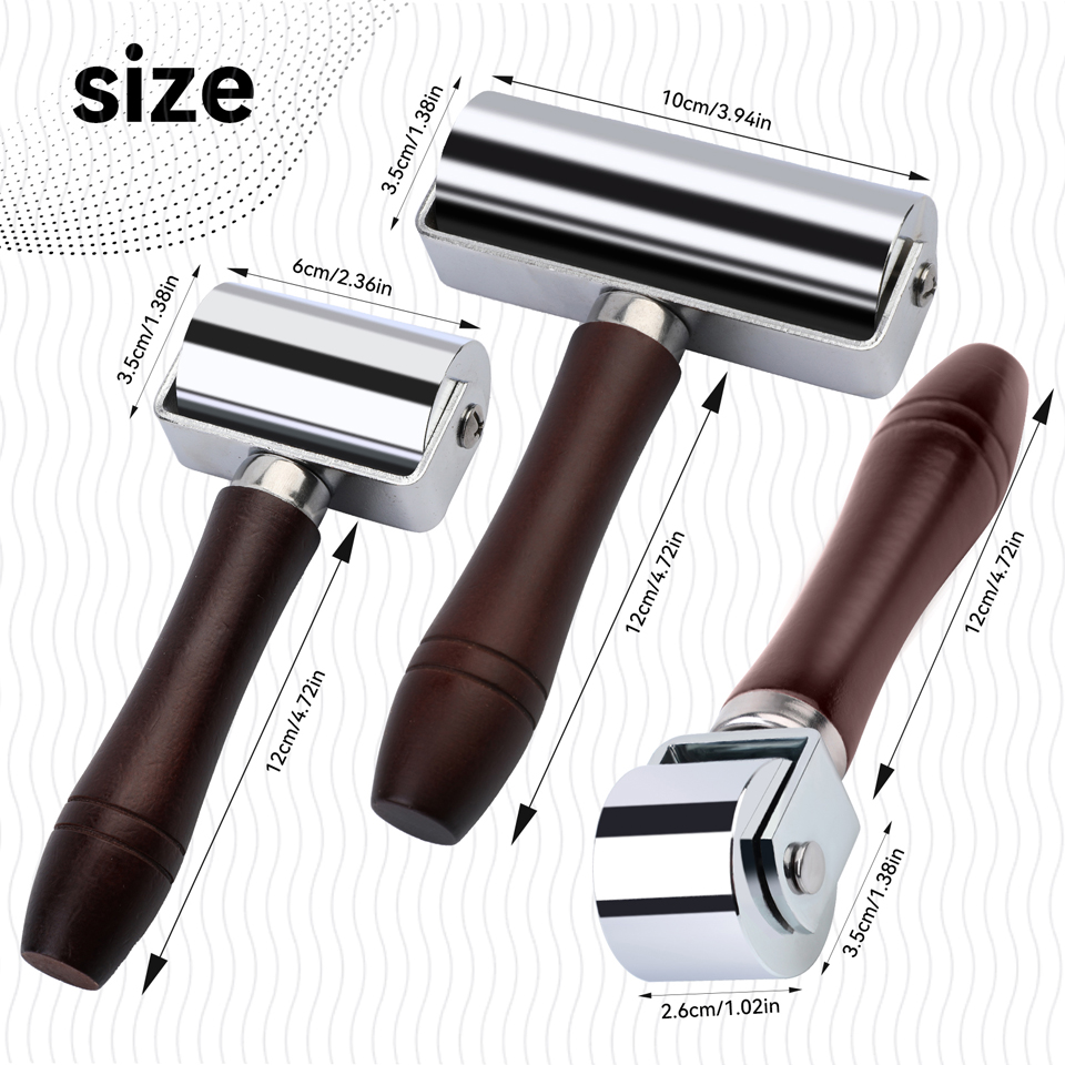 Leather Press Edge Roller with - Leatherwork Hand Press 评论和价格