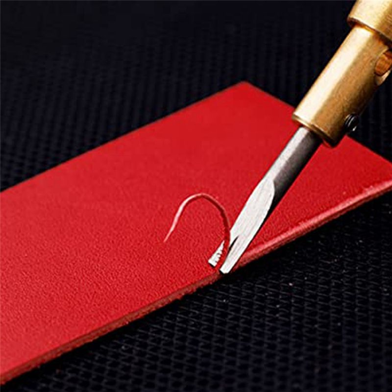ABKS-7Pcs Leather Beveler Stit - Groover Stitching Tool 评论和价格
