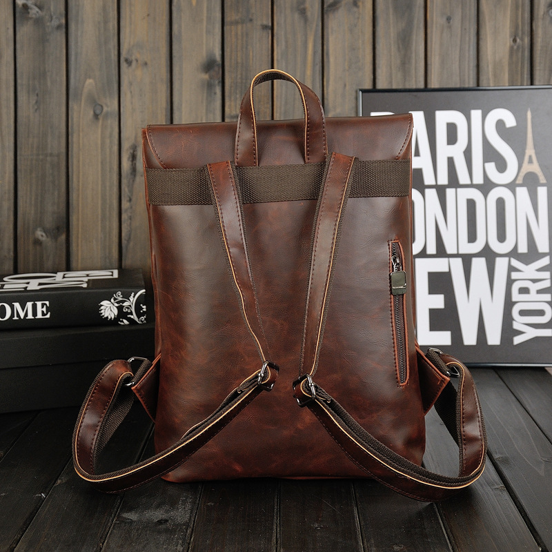 Men Vintage Leather Backpack 1 - Leather Work Rucksack Mens 评论和价格