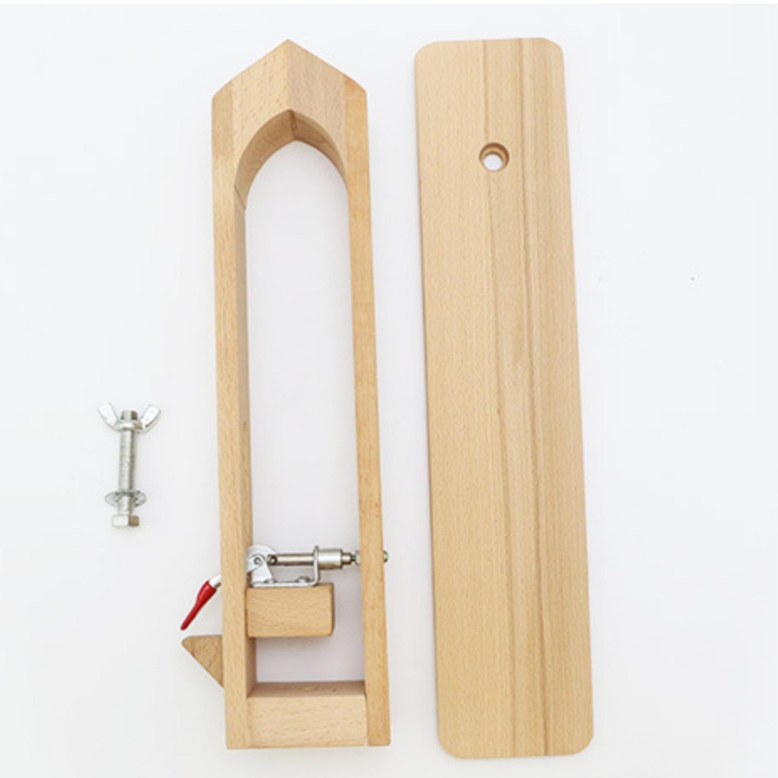 Beechwood Leather Sewing Clamp - Leatherwork Hand Press 评论和价格